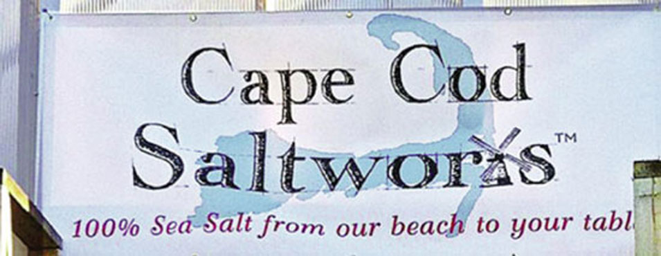 Cape Cod Saltworks sign