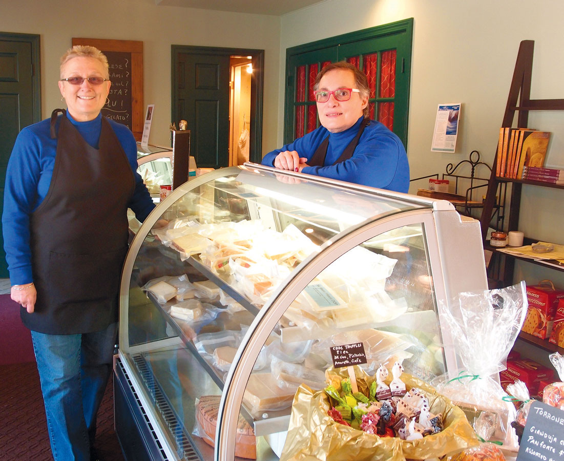 Joanne Benyo and Lu Matrascia, owners of Nonna Elena’s on Route 6A in East Sandwich.