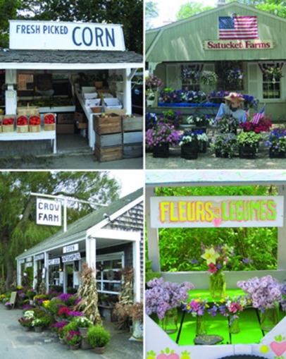 local farm stands sell fresh, homegrown fruits and vegetables