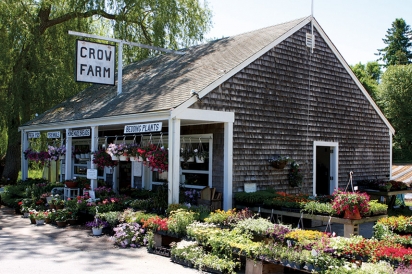 Crow Farm is reminiscent of a roadside farm stand from long ago.