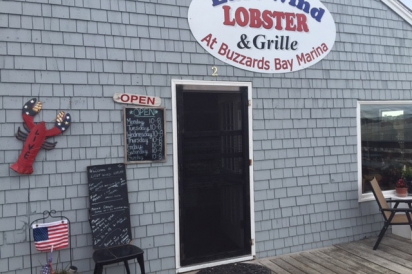 East Wind Lobster & Grille at Buzzards Bay Marina can be approached by land and sea.