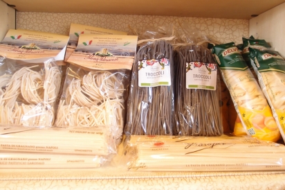 Nonna Elena stocks a selection of Italian cheeses, olive oils, pastas and sauces from small farmers and producers.