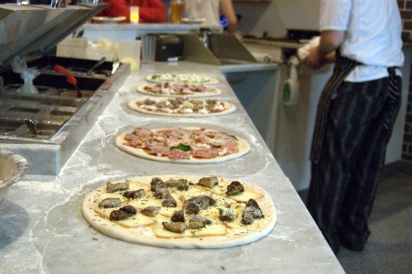 Pizza Barbone in Hyannis, MA, makes Neapolitan wood-fired pizzas in a beautiful handcrafted oven, built from scratch in Naples, Italy
