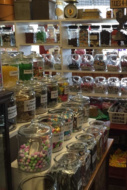 Brewster General Store's penny candy station