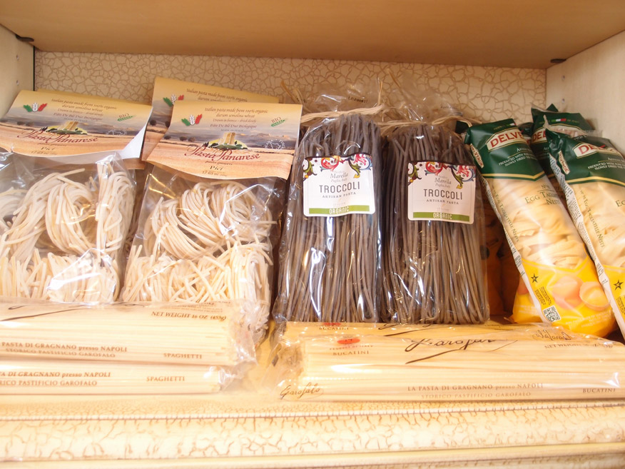 Nonna Elena stocks a selection of Italian cheeses, olive oils, pastas and sauces from small farmers and producers.